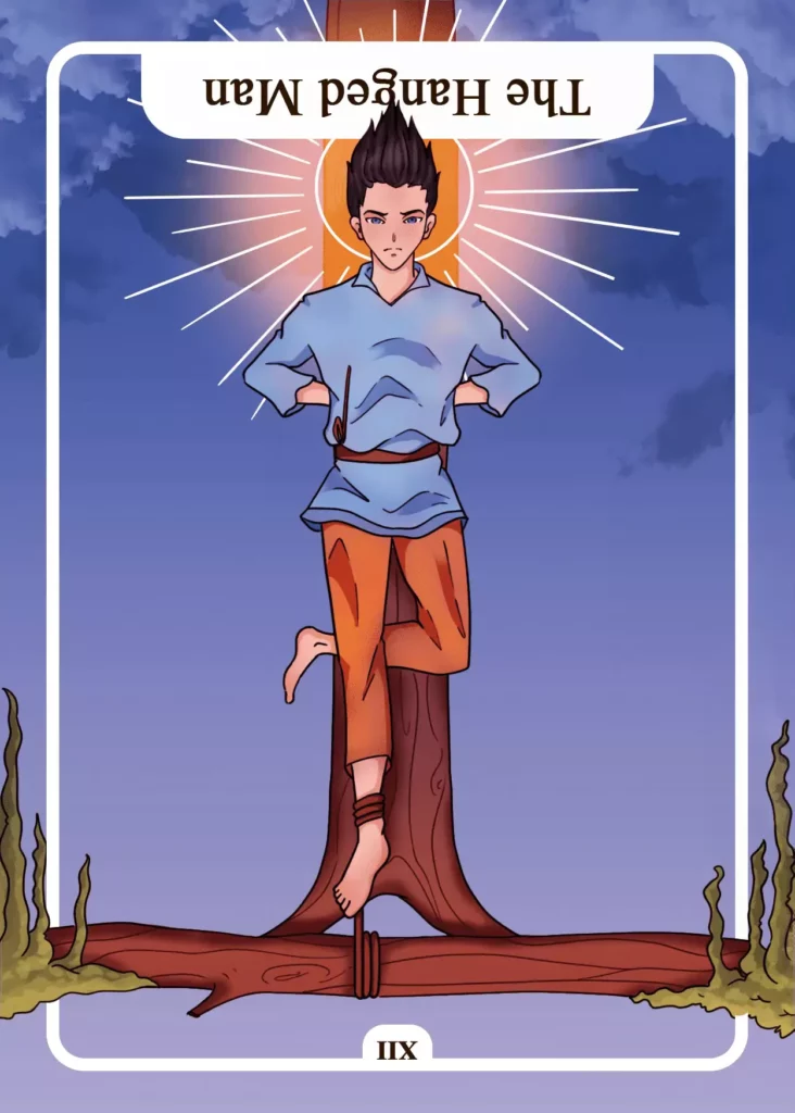 The Hanged Man Reversed as Yes or No Tarot Card Meaning