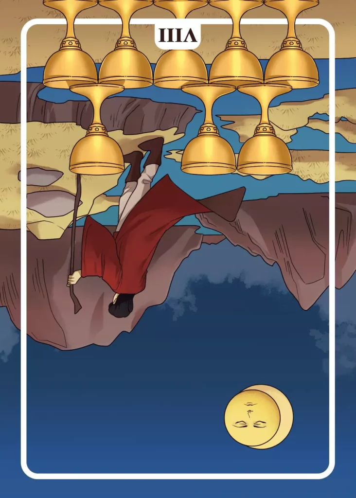 Eight of Cups Reversed as Yes or No Tarot Card Meaning