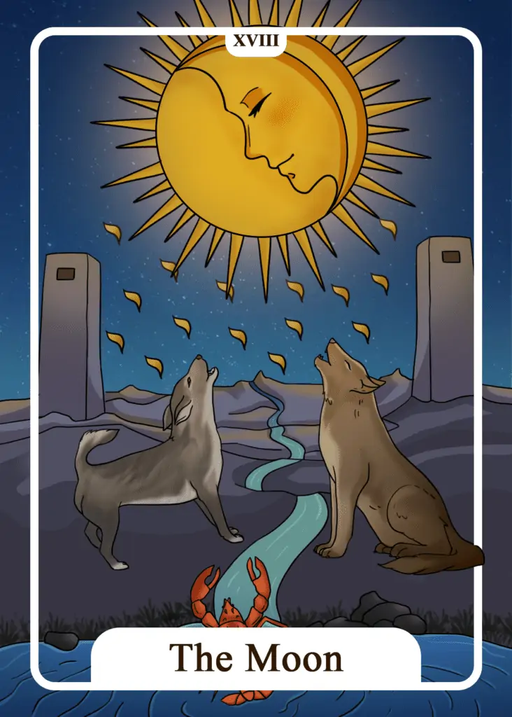 The Moon as Feelings Tarot Card Meaning