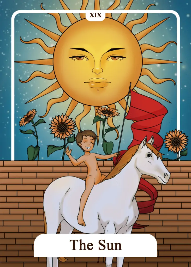 The Sun as Feelings Tarot Card Meaning