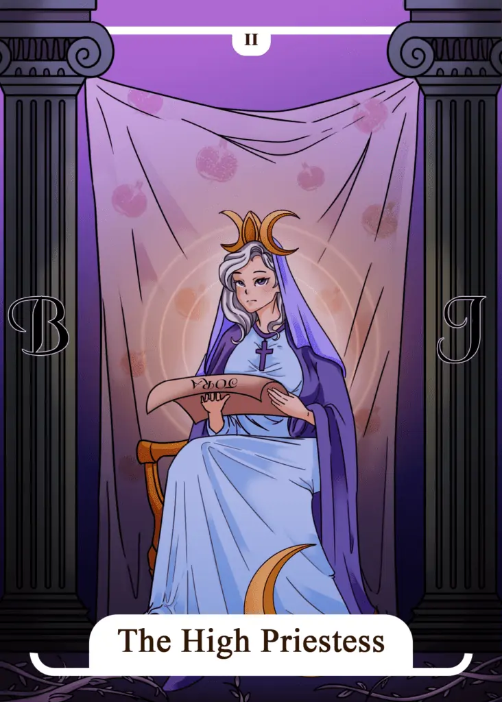 The High Priestess as Feelings Tarot Card Meaning