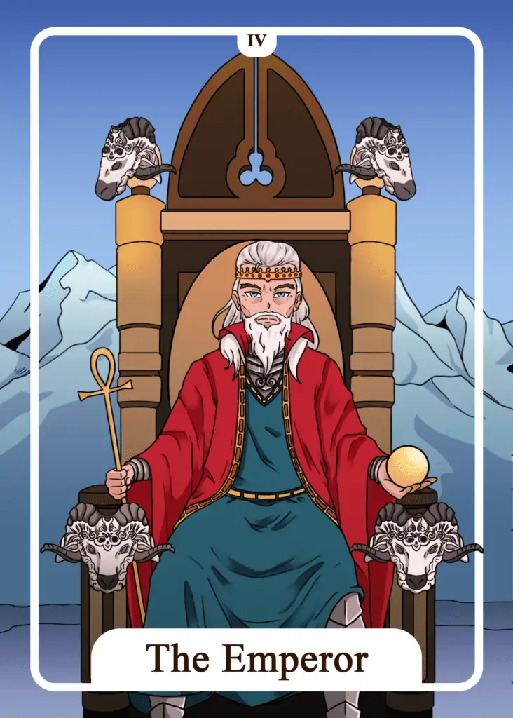 The Emperor as Feelings Tarot Card Meaning
