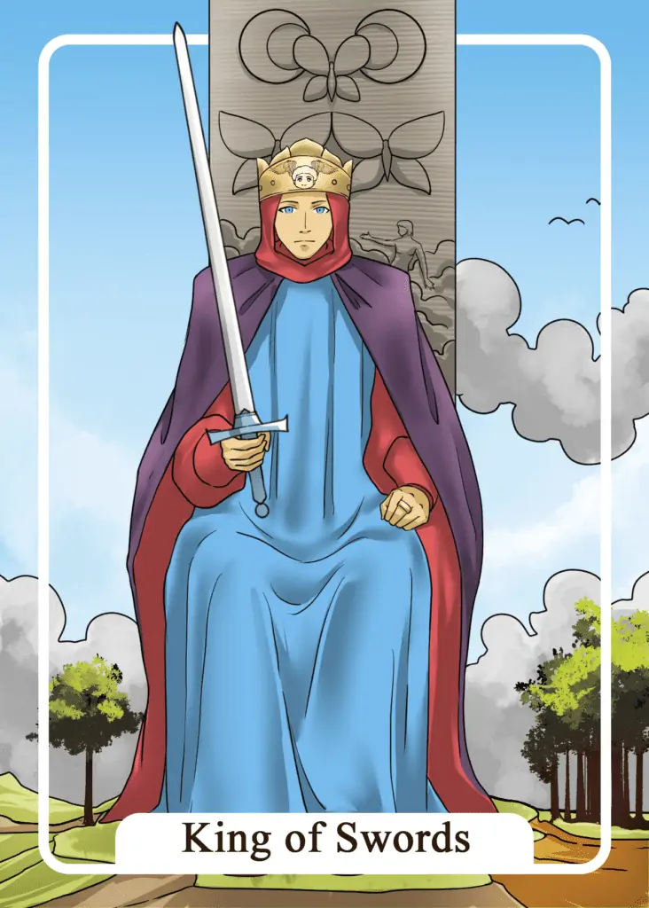 King of Swords as Feelings Tarot Card Meaning