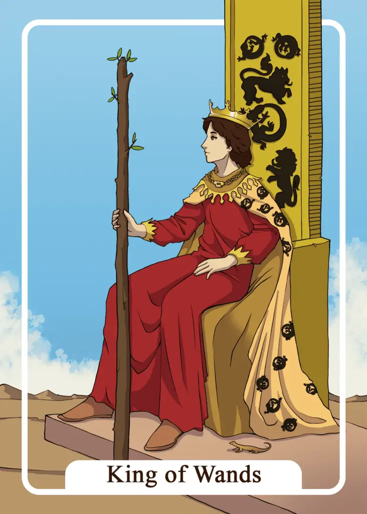 King of Wands as Feelings Tarot Card Meaning