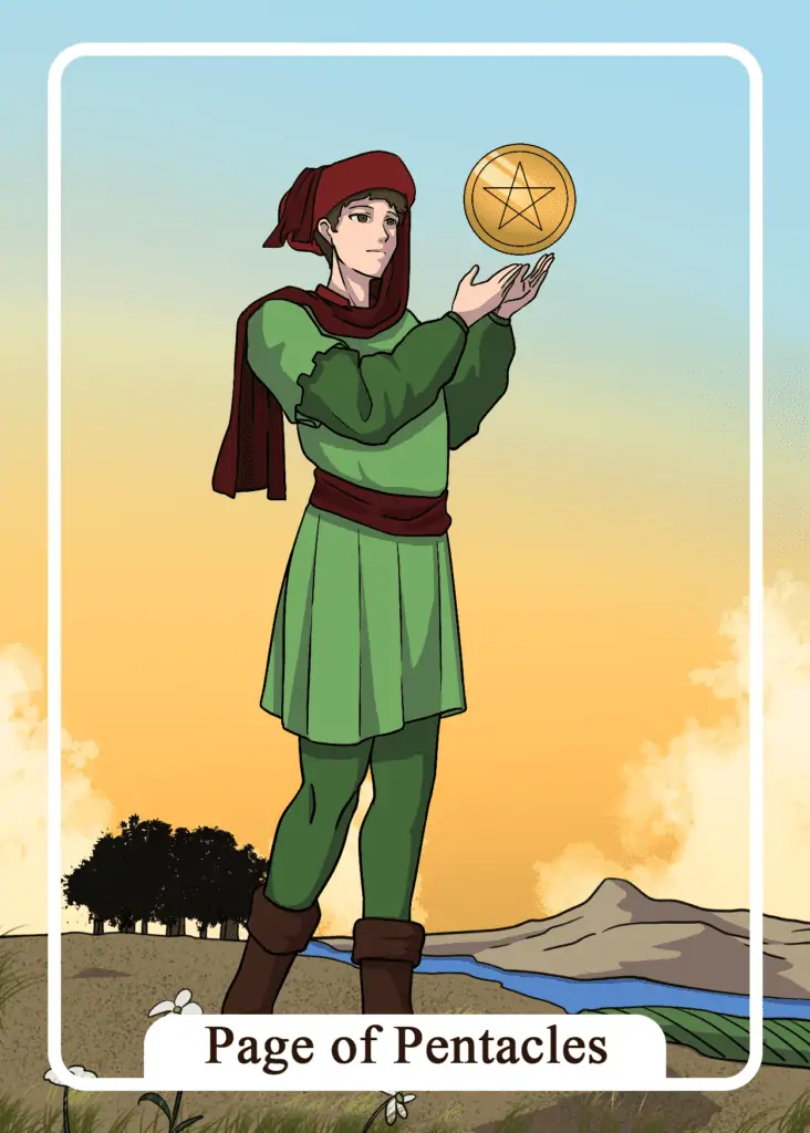 Page of Pentacles as Yes or No Tarot Card Meaning
