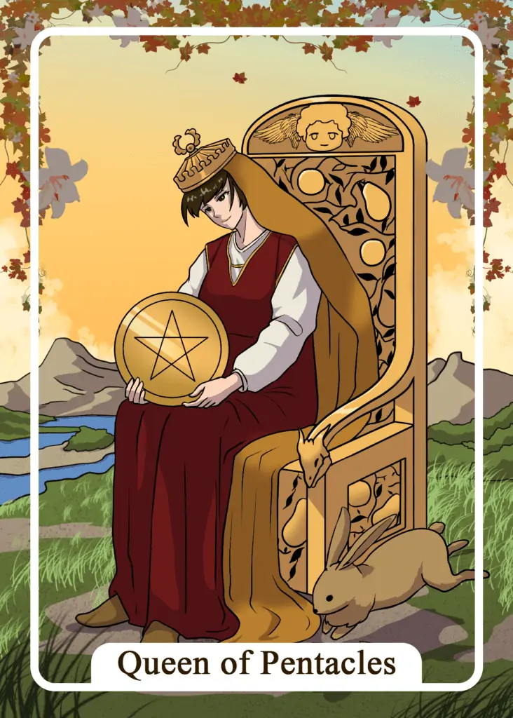 Queen of Pentacles as Feelings Tarot Card Meaning