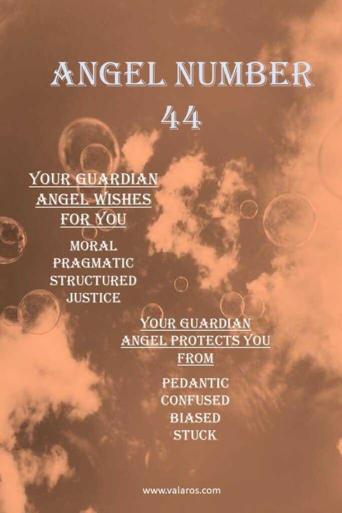 Angel Number 44 Meaning Cheat Sheet