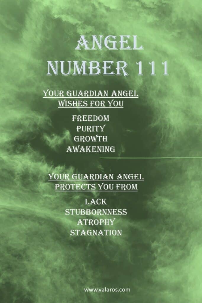 Angel Number 111 Meaning Cheat Sheet