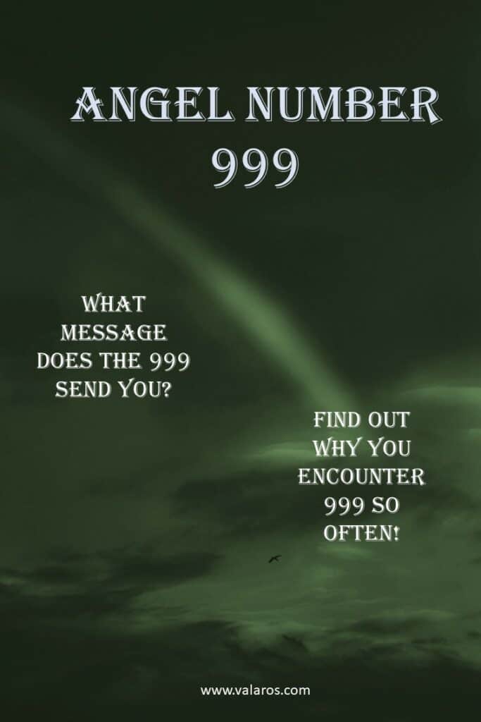 Angel Number 999 Meaning