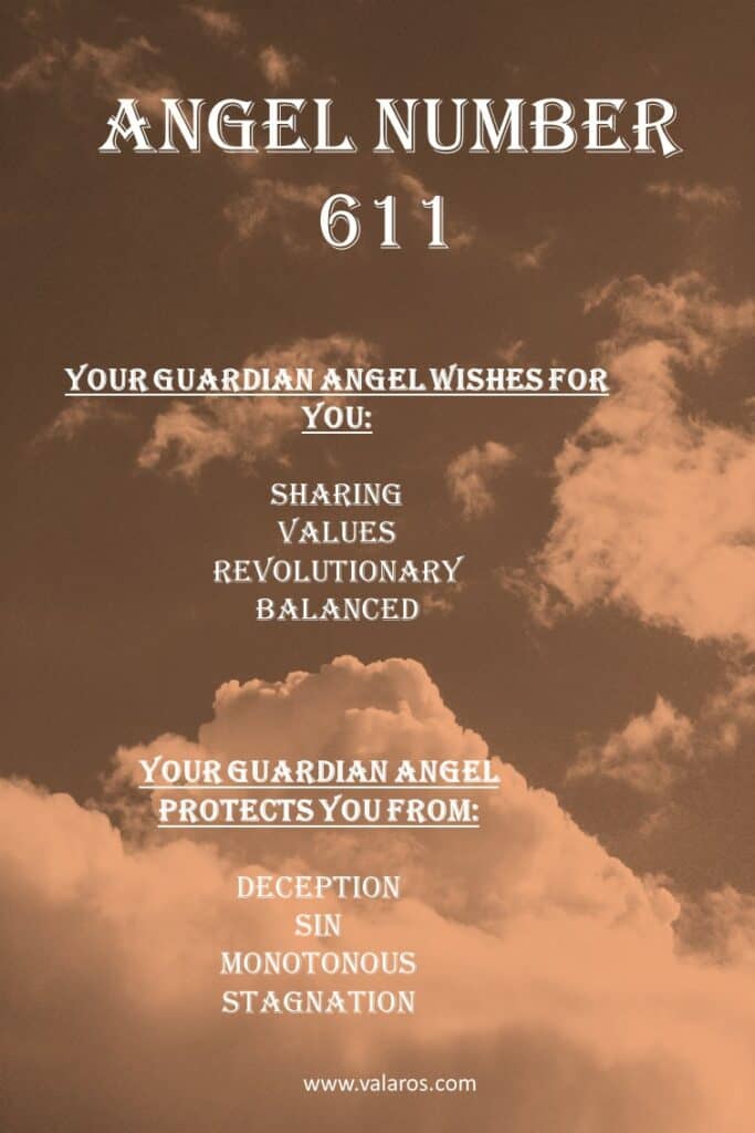 Angel Number 611 Meaning Cheat Sheet