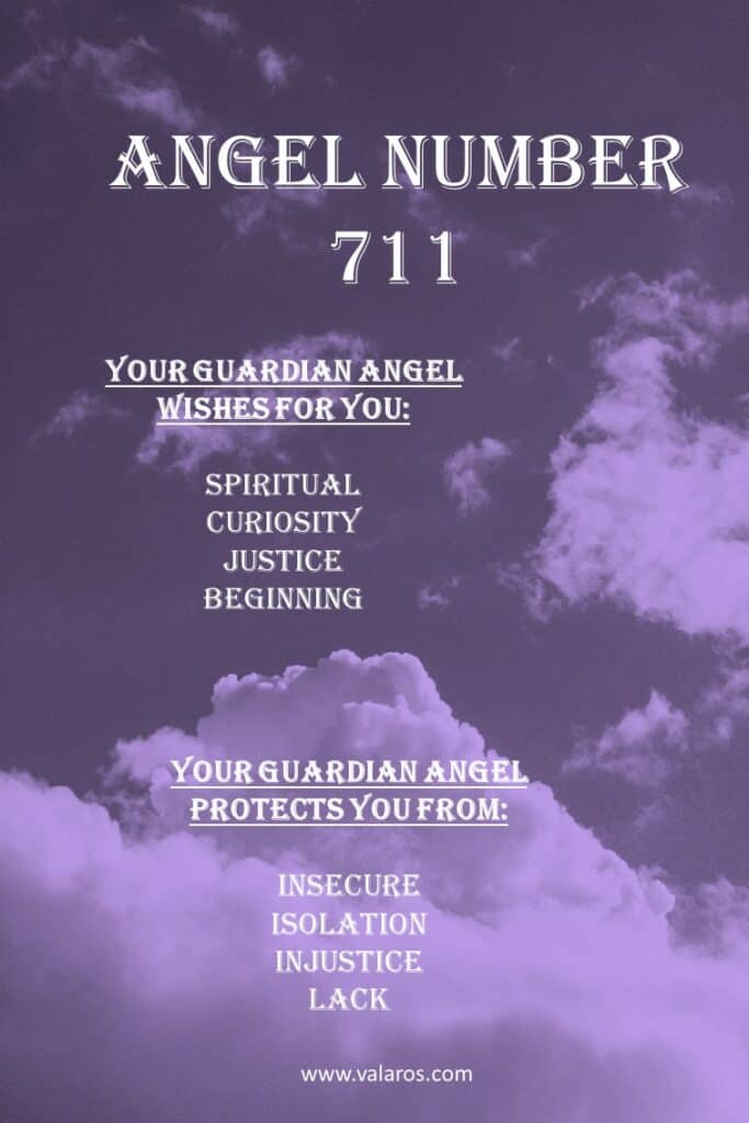 Angel Number 711 Meaning Cheat Sheet