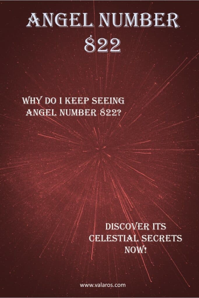 Angel Number 822 Meaning