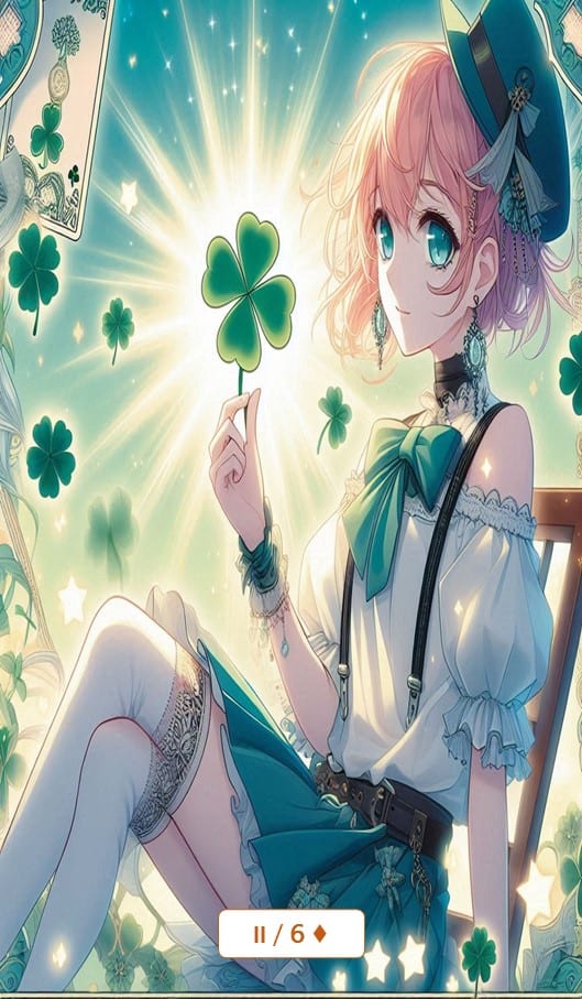 Clover Lenormand Card