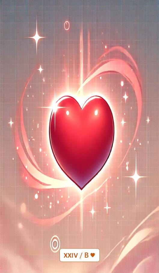 Heart Lenormand Card 