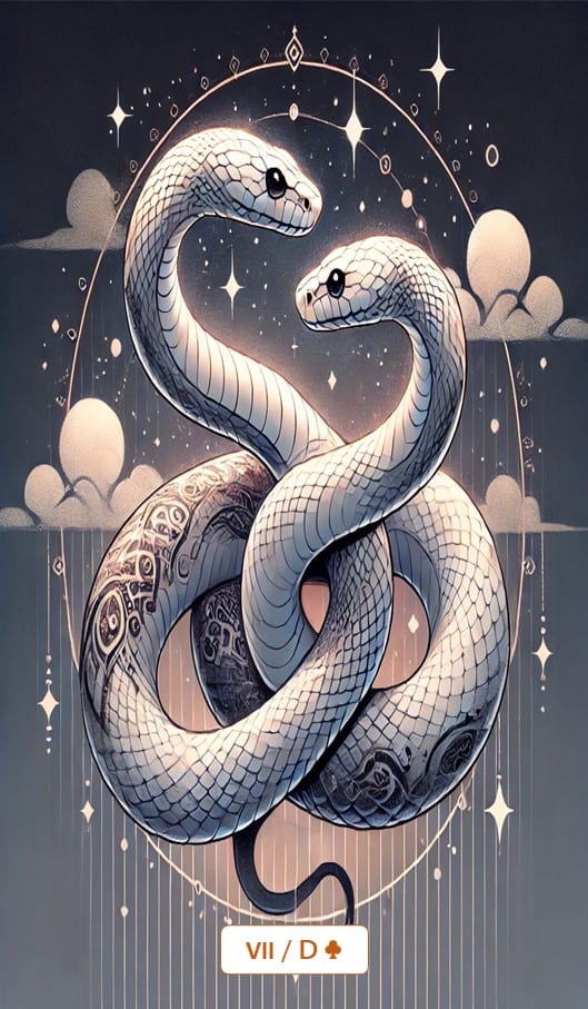 Snake Lenormand Card