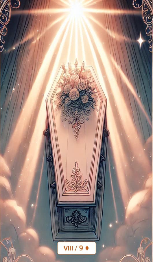 Coffin Lenormand Card